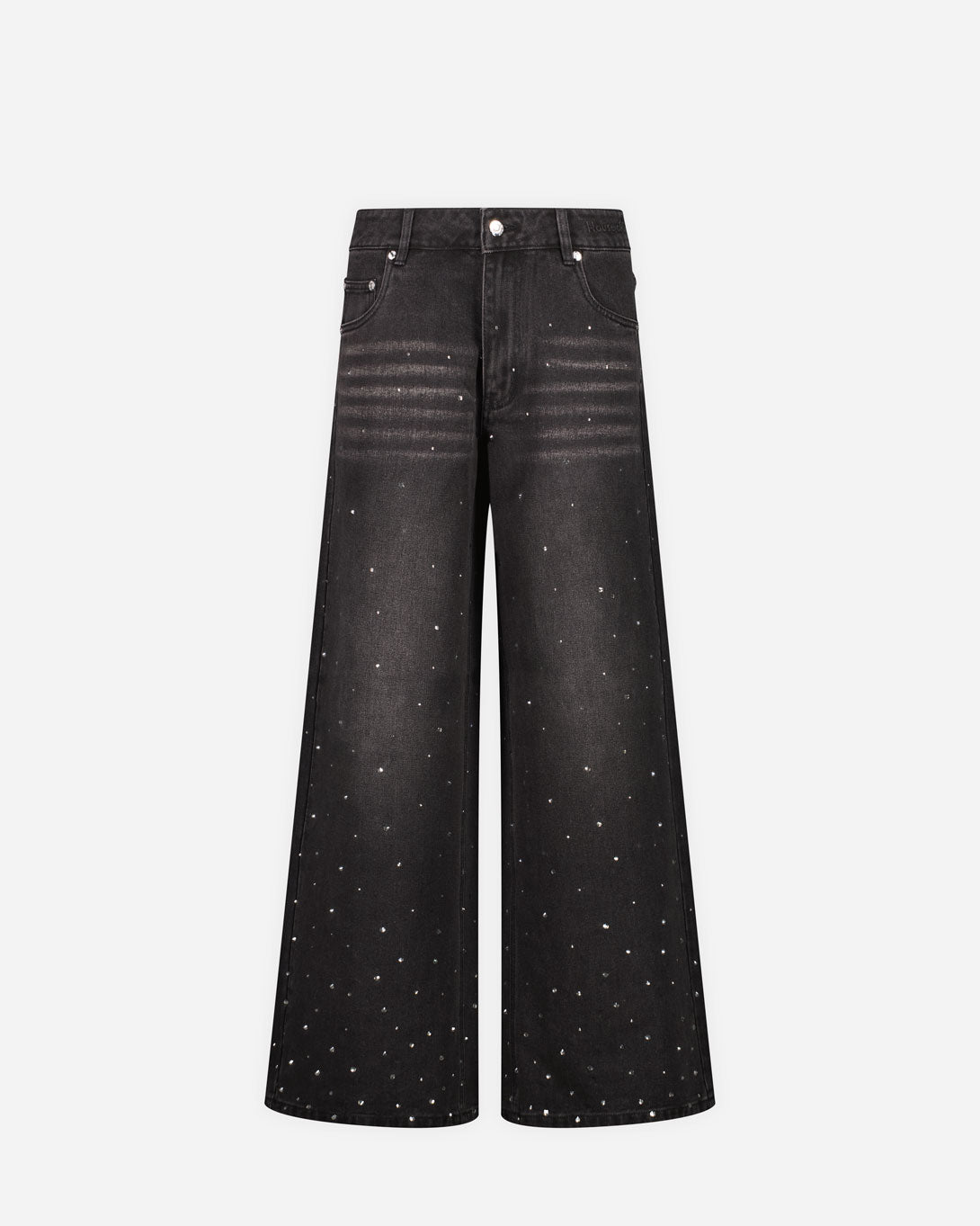 13Oz Crystallised Wide Leg Denim - House Of Sunny - Elevastor