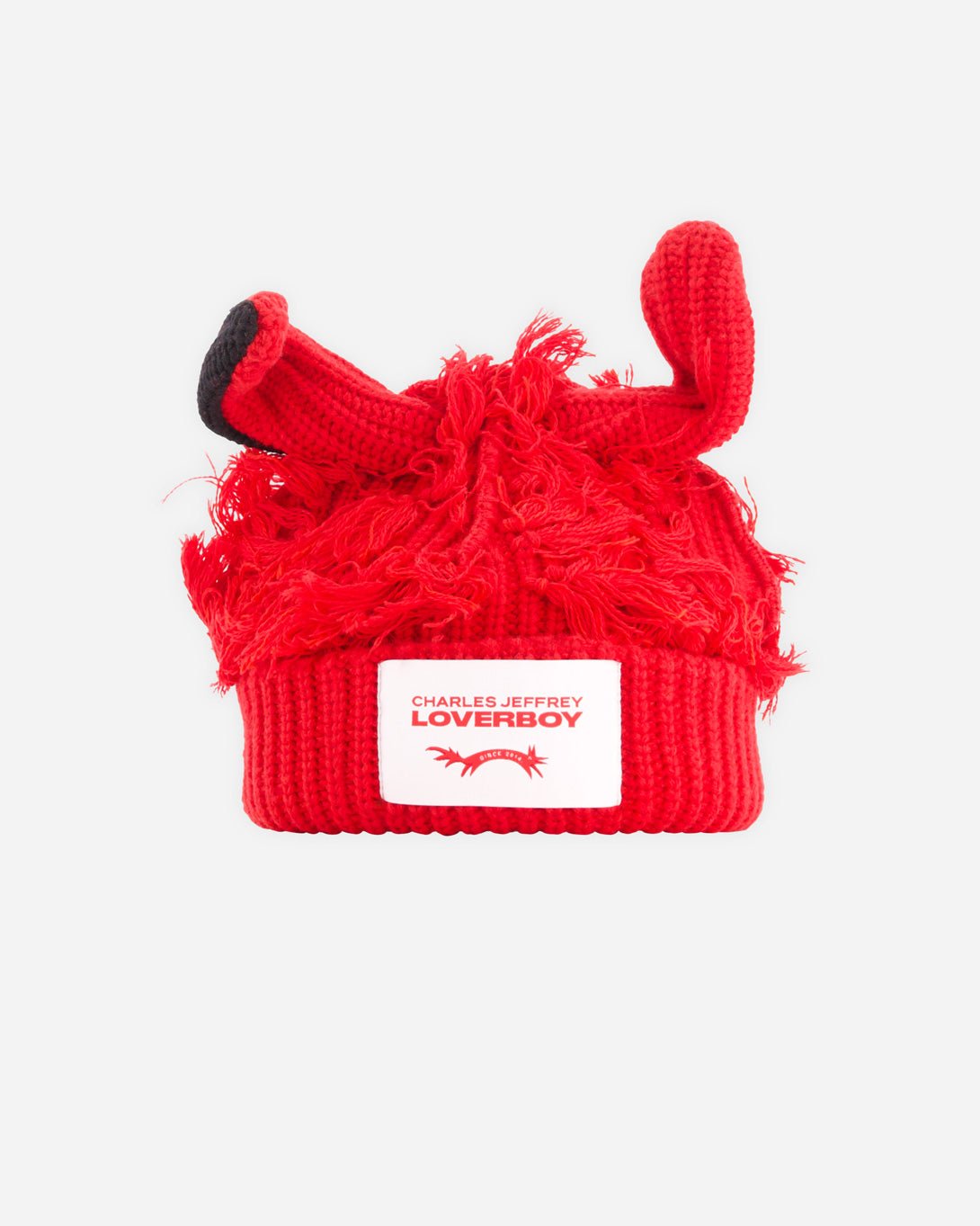 Shop - Charles Jeffrey Loverboy Artisanal Shaggy Ears Beanie