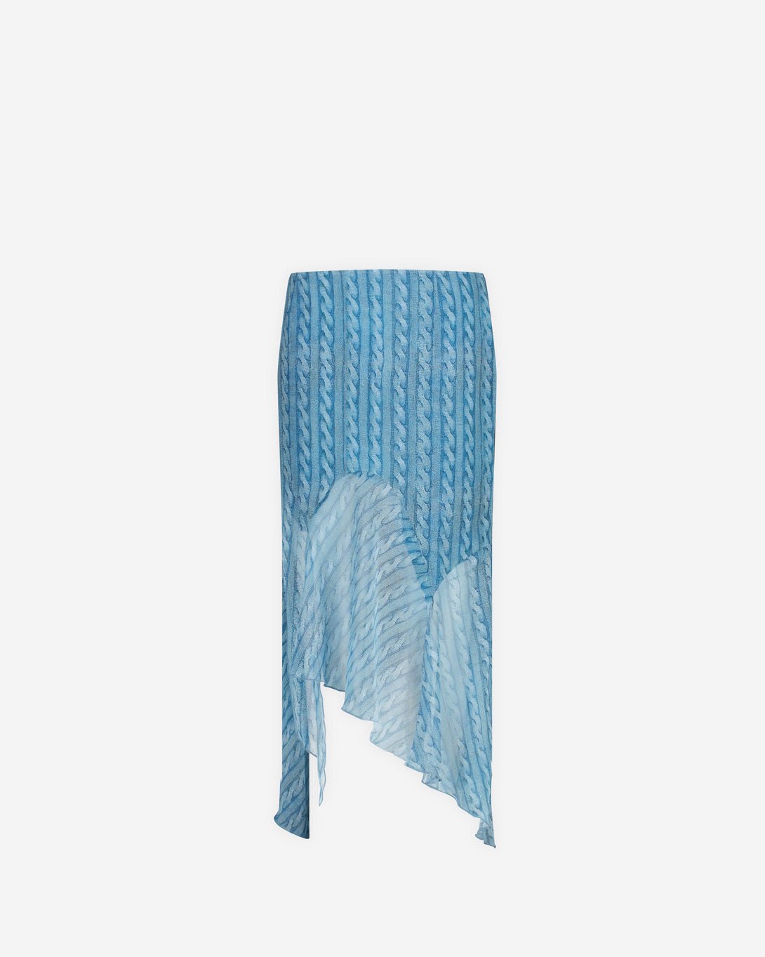 Asymmetric georgette skirt - Avavav - Elevastor