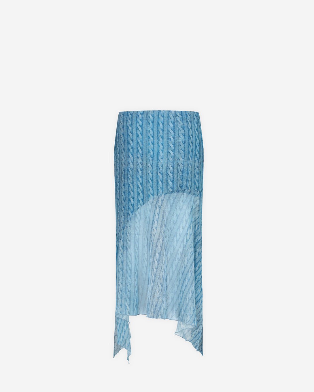 Asymmetric georgette skirt - Avavav - Elevastor