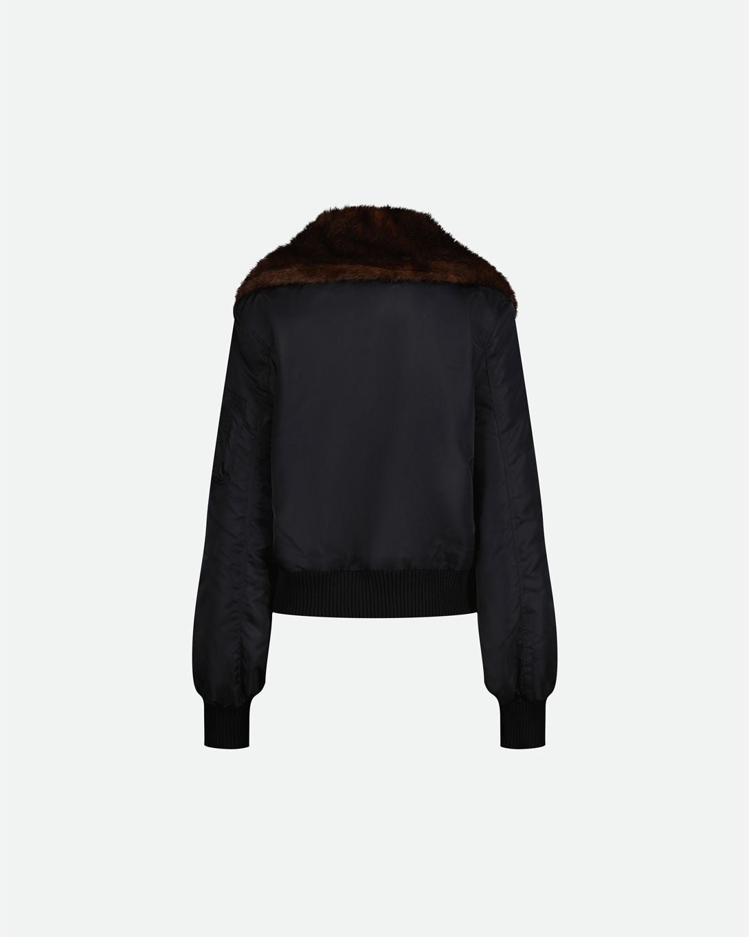 Bomber Jacket W/Carabiner Closure & Faux Fur Trim - Vaillant - Elevastor
