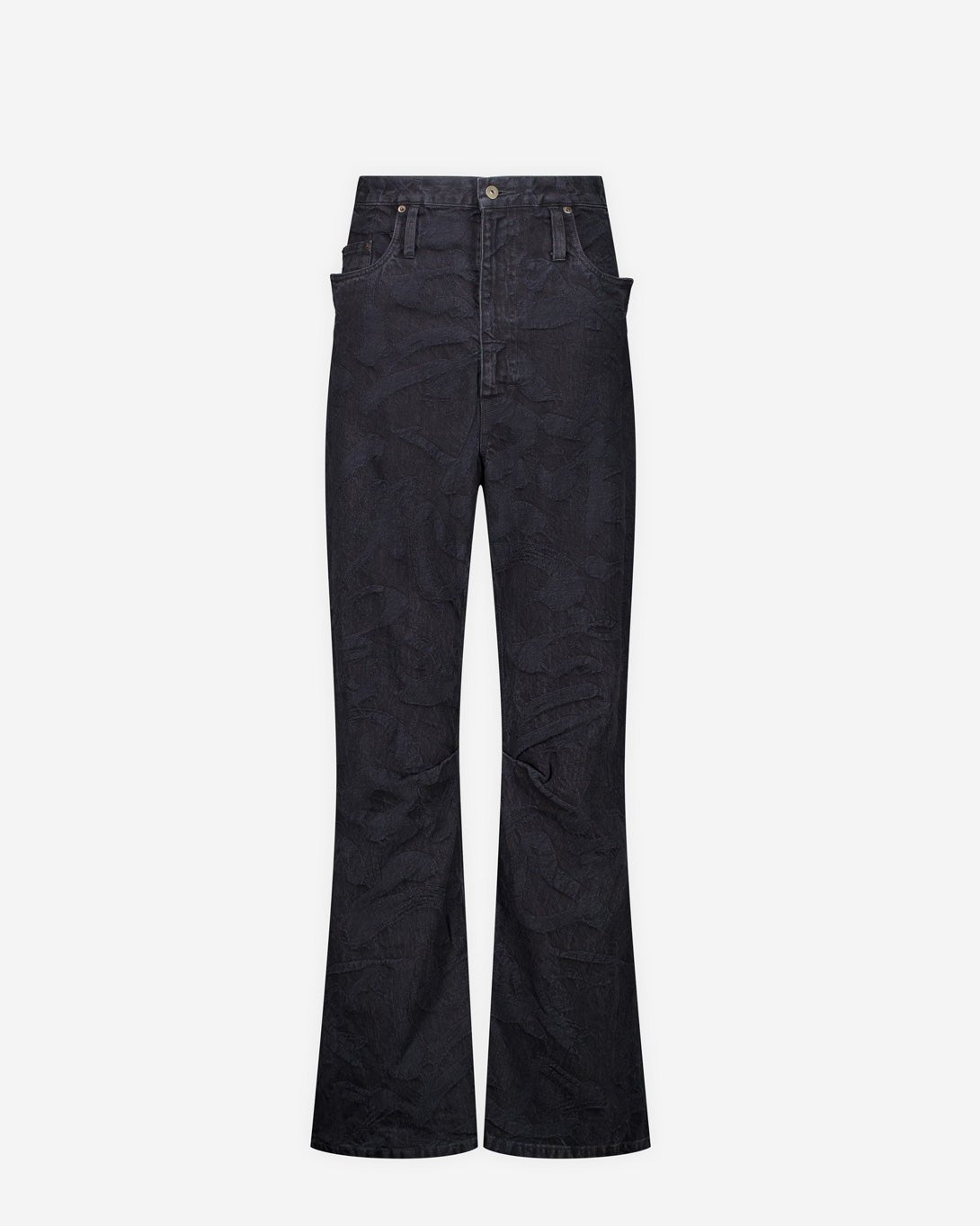 Shop - Kozaburo 3D Boot Cut Jeans Long | Elevastor