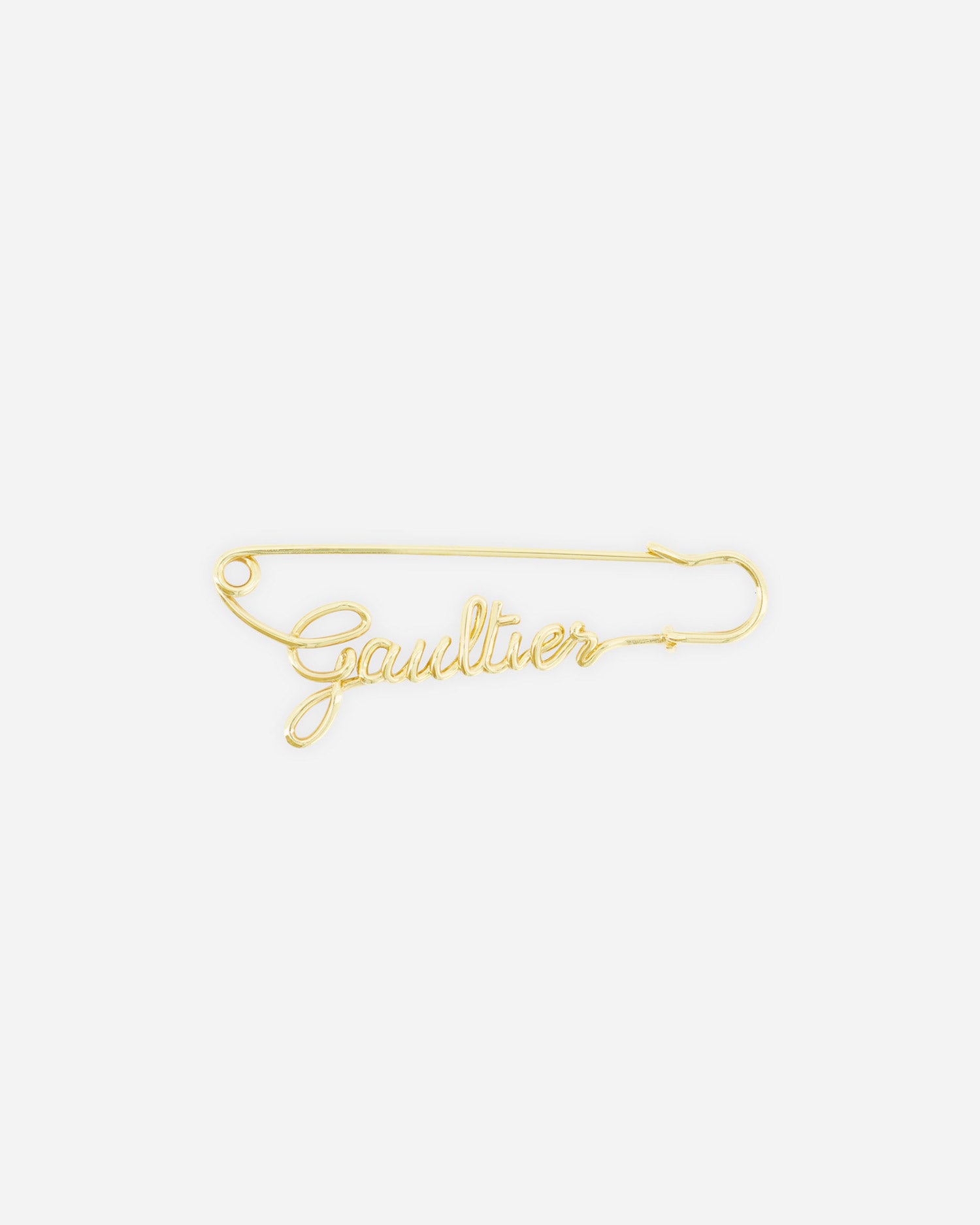 Shop Jean Paul Gaultier "Gaultier" Safety Pin Elevastor