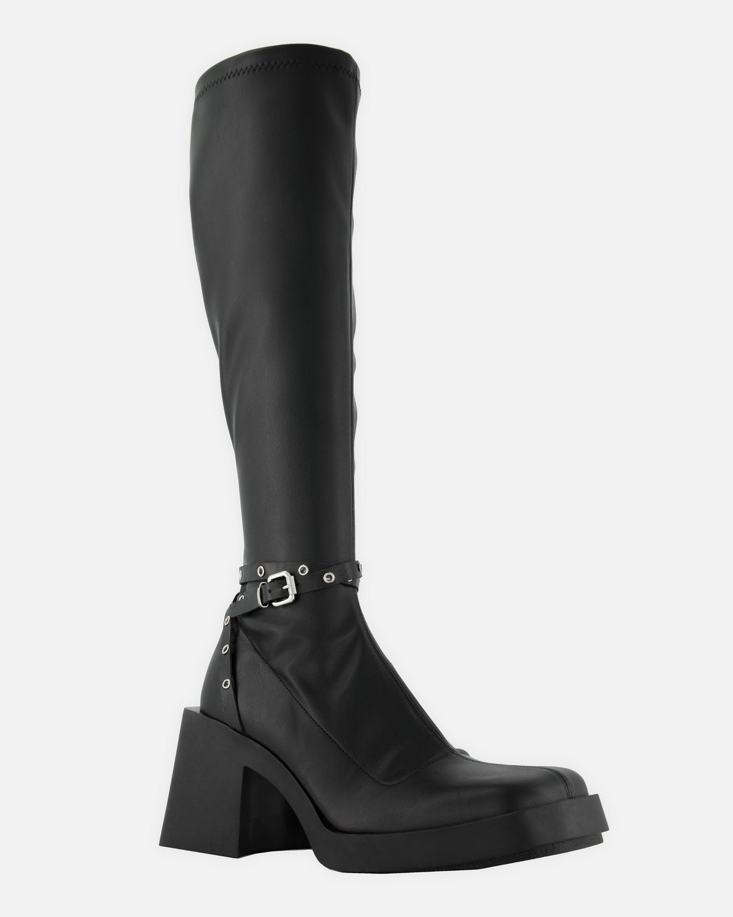 Chloe Strapped High Boots - Boots - Justine Clenquet - Elevastor