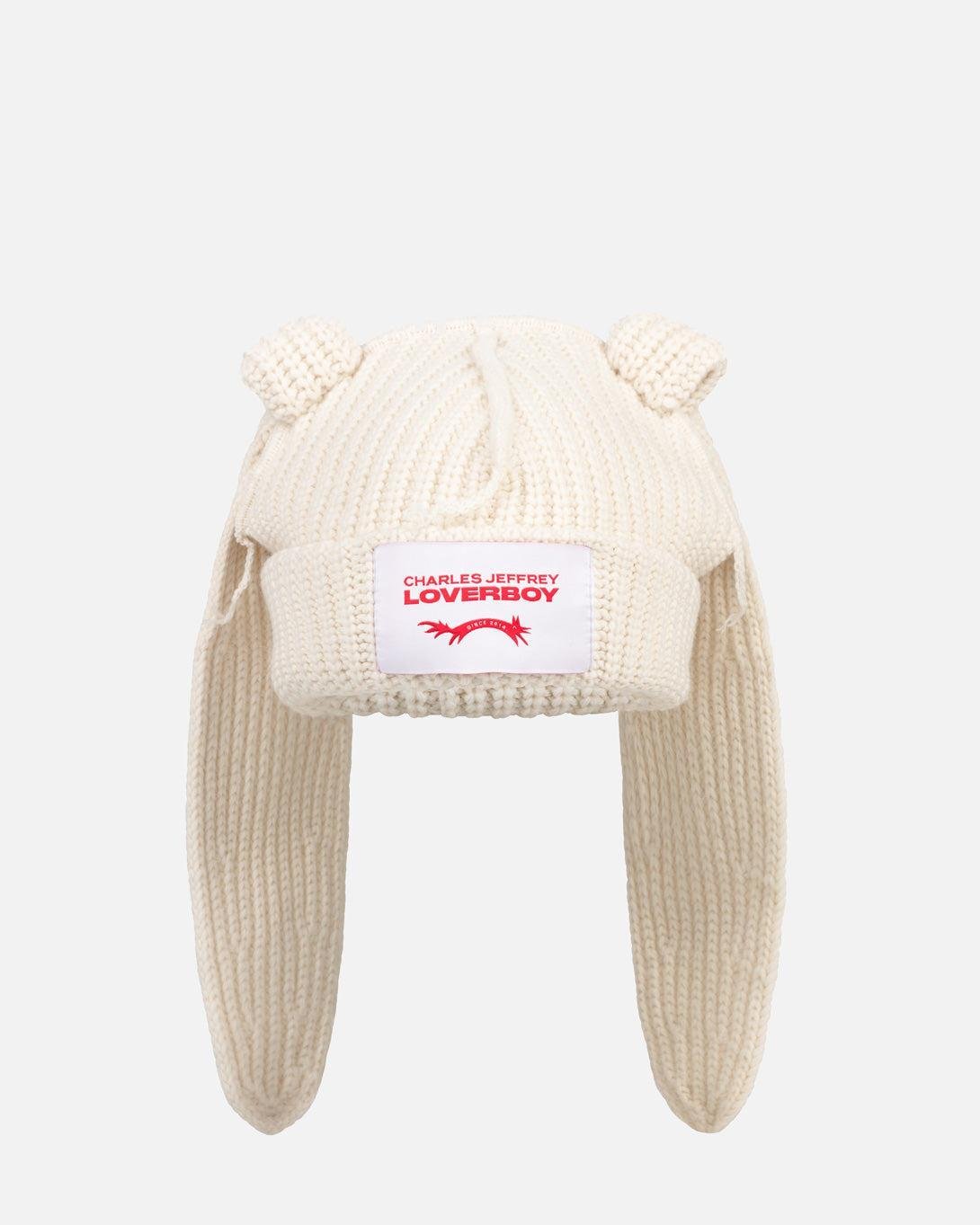Rabbit Beanie Charles Jeffrey Loverboy Chunky Beanie Chunky