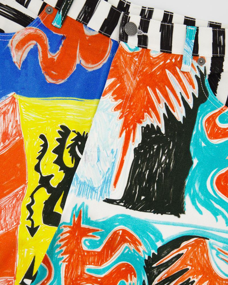 Denim Shorts - Charles Jeffrey Loverboy - Elevastor