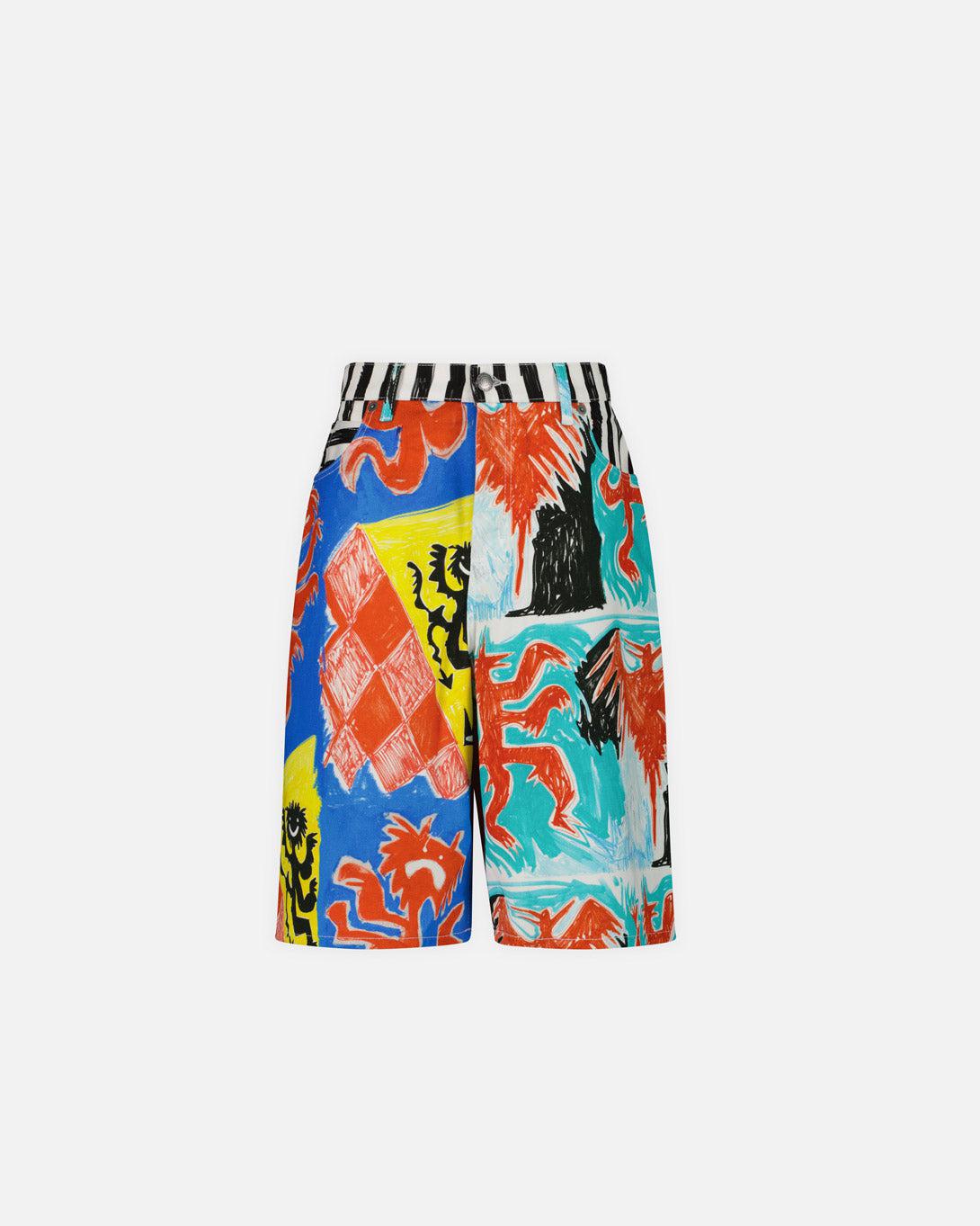 Denim Shorts - Charles Jeffrey Loverboy - Elevastor