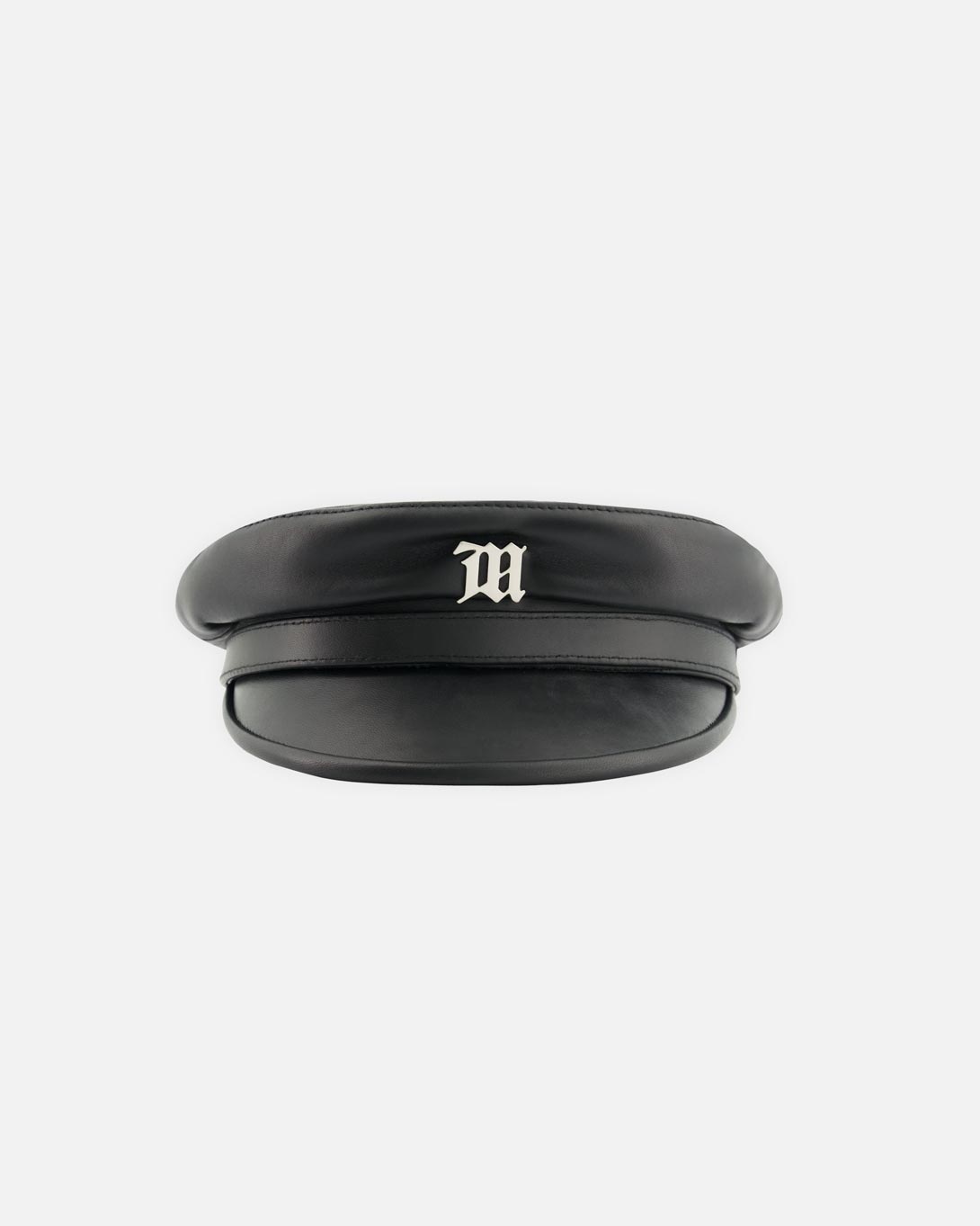 Leather Signature Gavroche Black - Hats - MISBHV - Elevastor