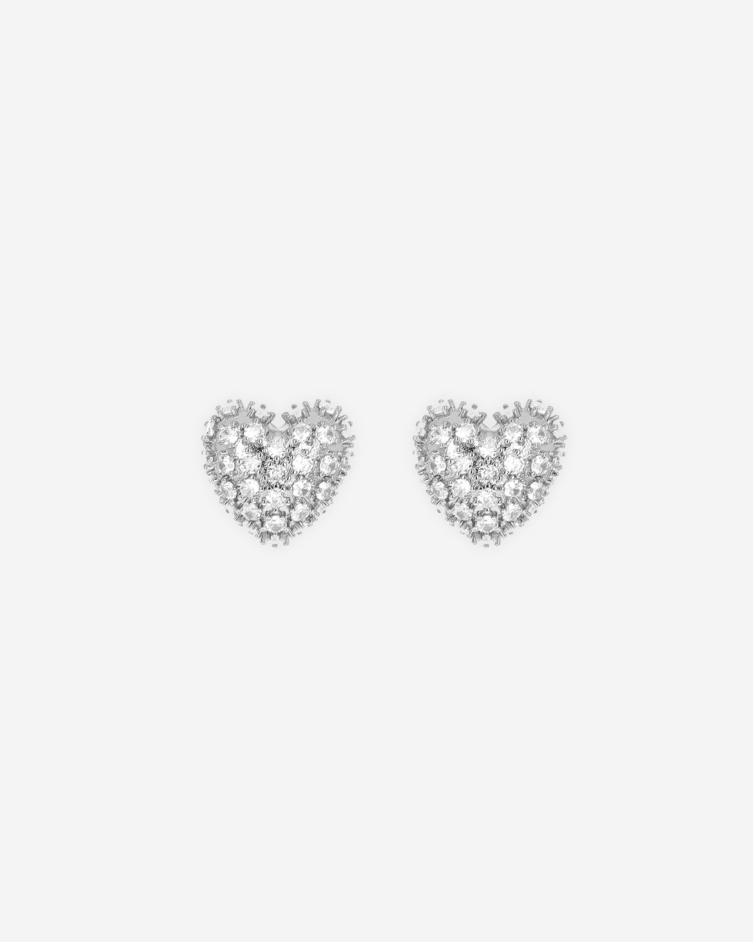 Heart Crystal Earrings - Justine Clenquet - Elevastor