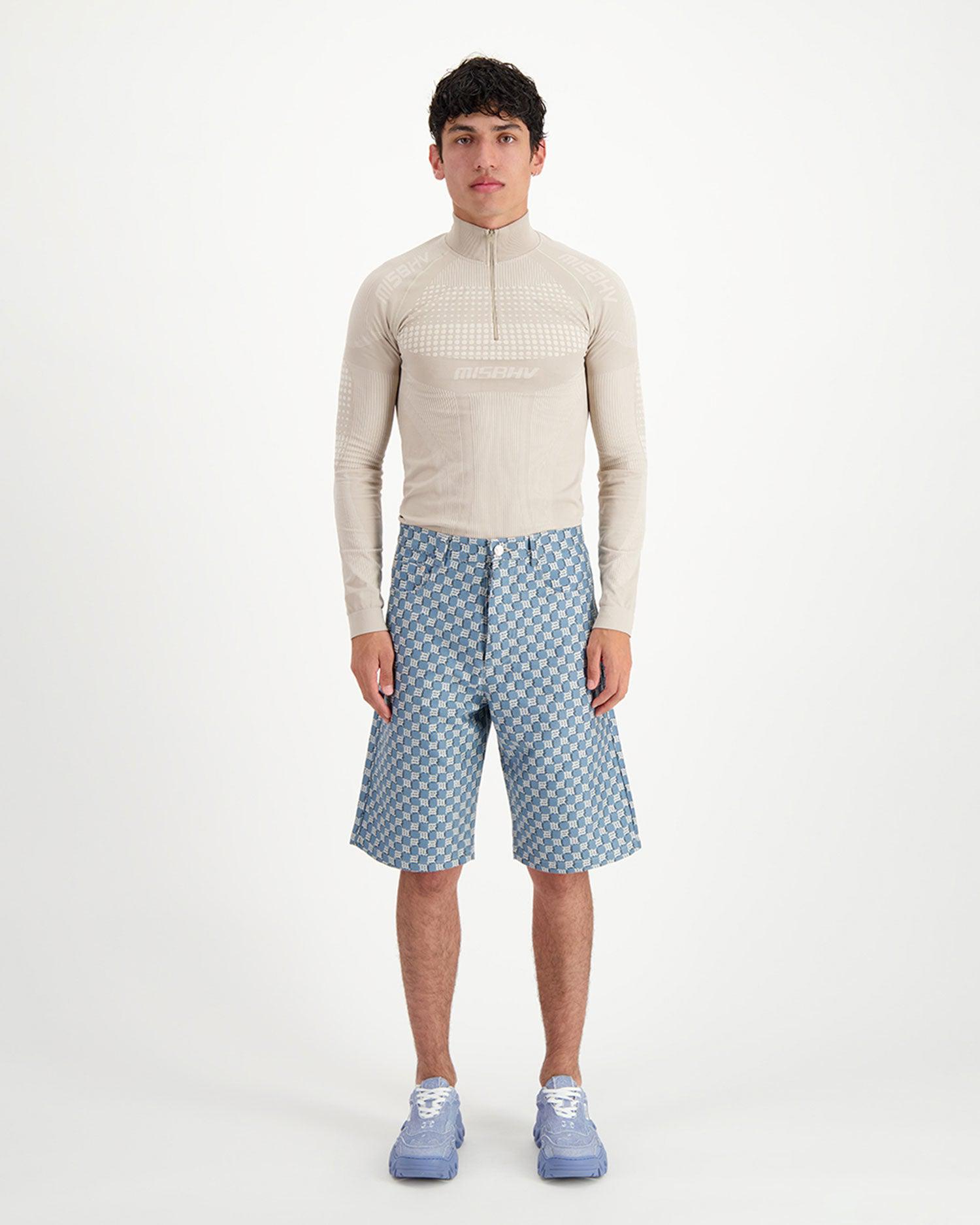 Jacquard Canvas Monogram Shorts - MISBHV - Elevastor