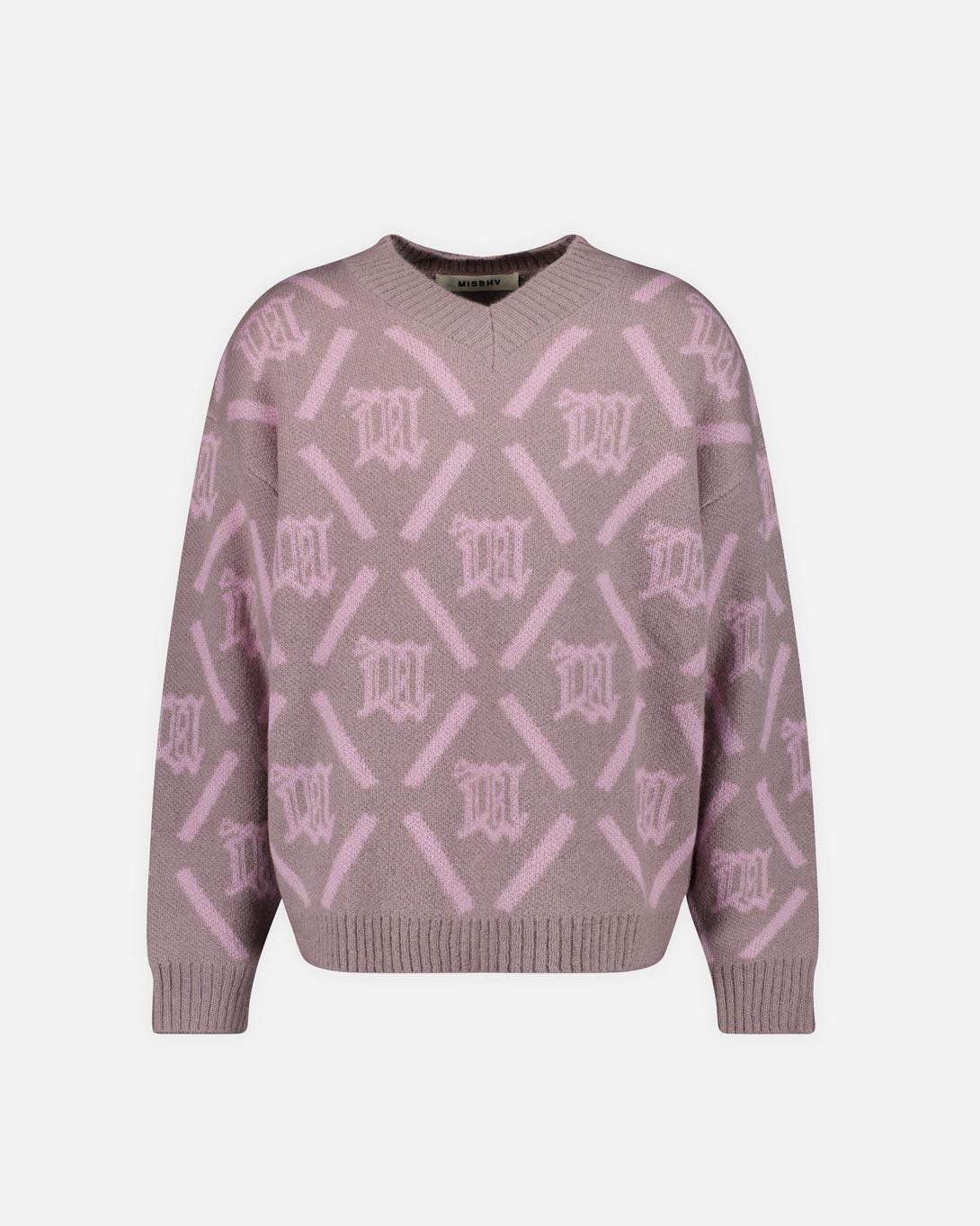 M Argyle Knit Smokey - MISBHV - Elevastor