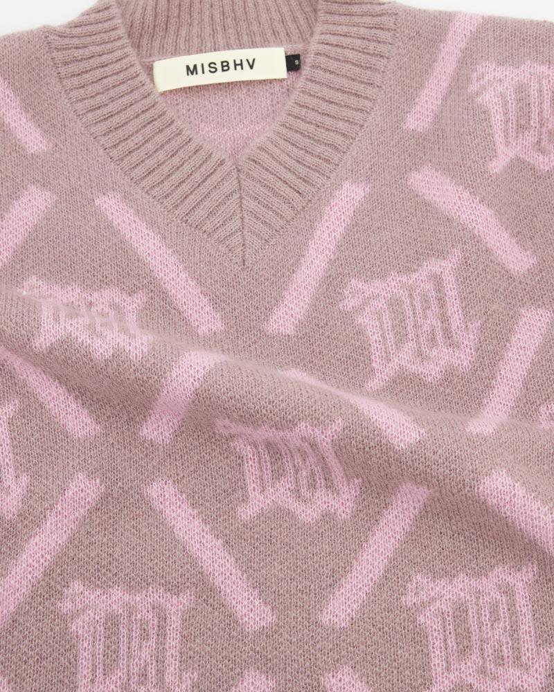 M Argyle Knit Smokey - MISBHV - Elevastor