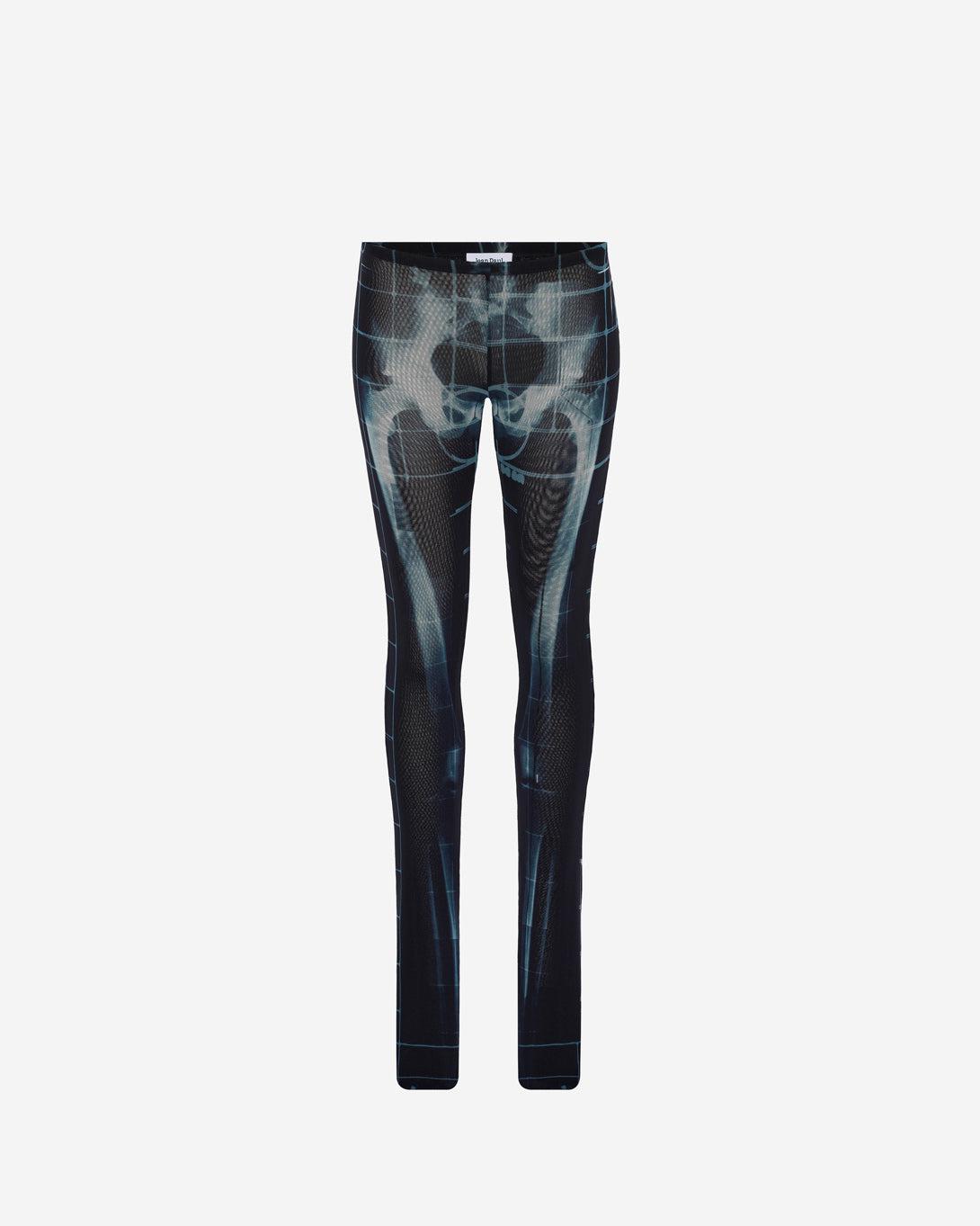 Mesh Trouser Printed "Squeletor" - Jean Paul Gaultier - Elevastor