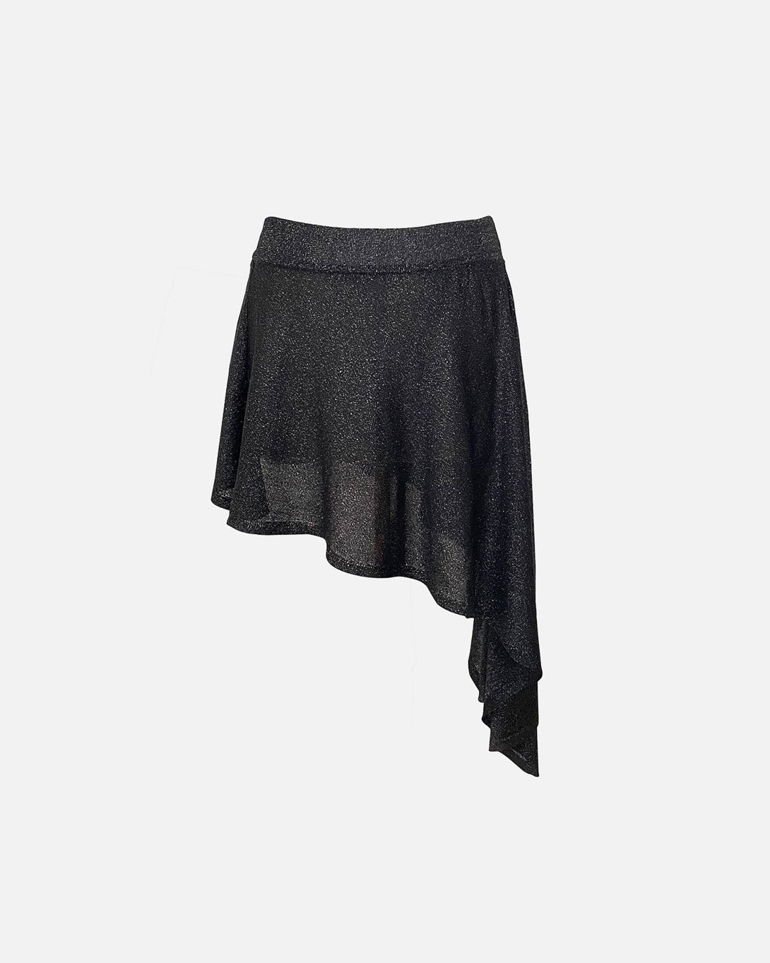 Black Knitwear Geometric Skirt - Dresses & Skirts - Pepa Salazar - Elevastor