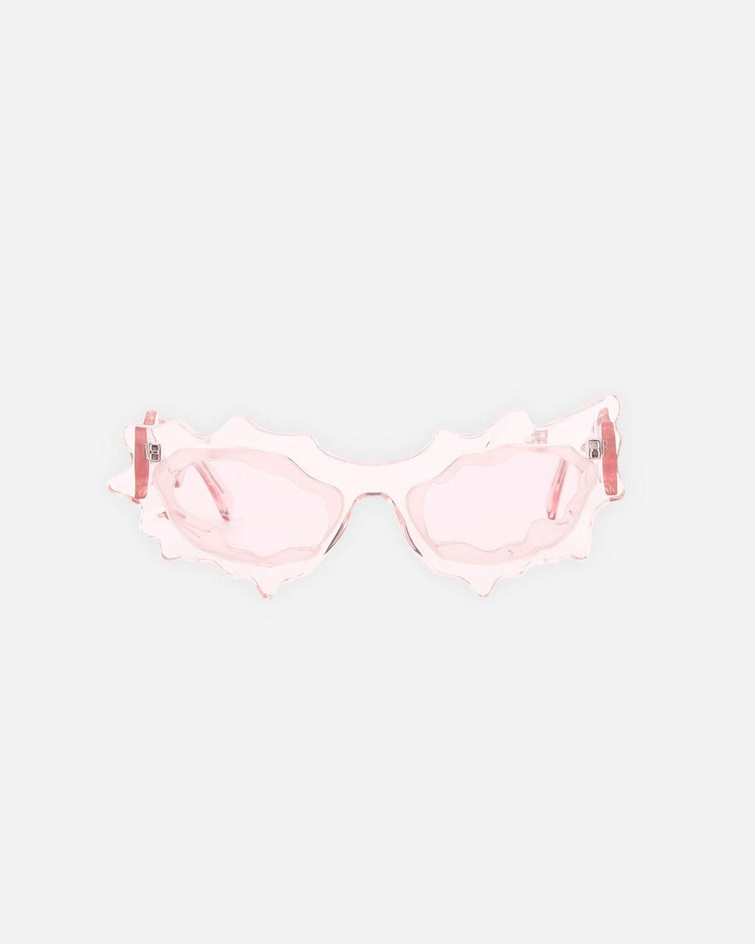 Pink Frame Pink Lenses Spike Sunglasses - Florentina Leitner - Elevastor