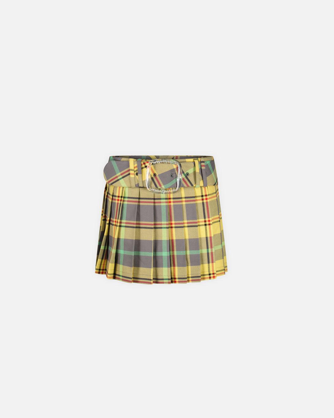 Pleated Rara Skirt Tartan - Dresses & Skirts - Charles Jeffrey Loverboy - Elevastor