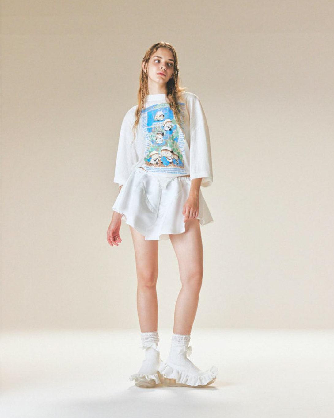 Satin Panty Skirt - Jenny Fax - Elevastor