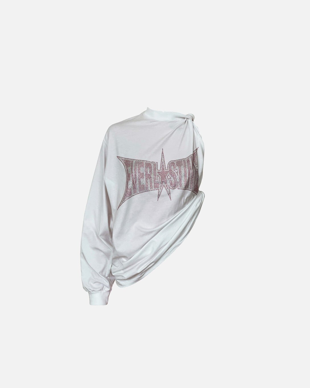 Twisted Crystal Tshirt White - Pepa Salazar - Elevastor