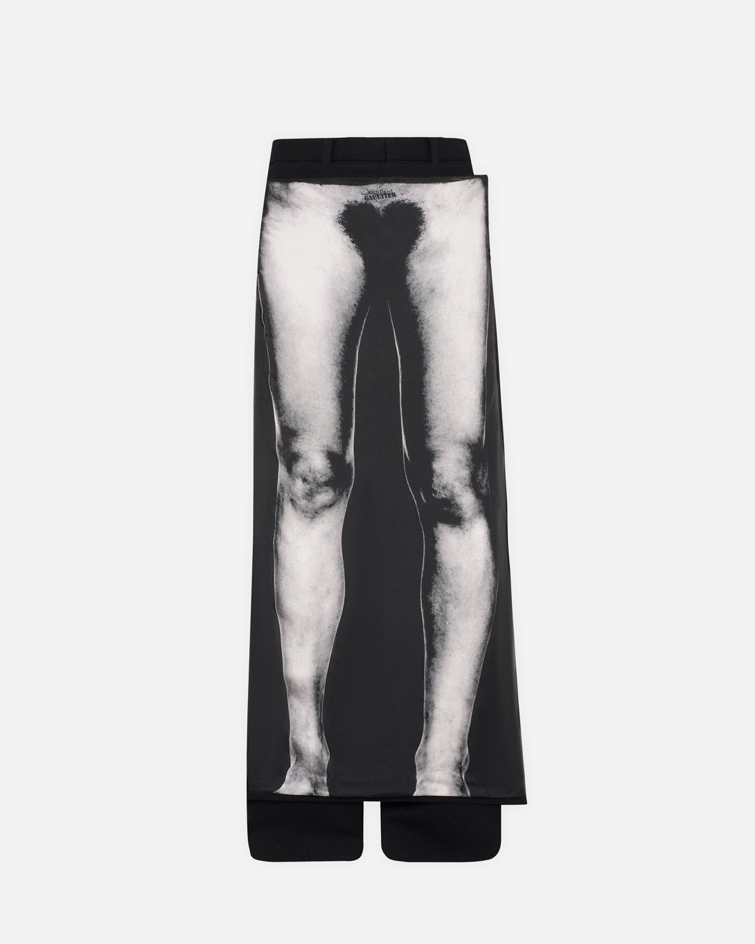 Wool Pant Printed "Body Mariniere" - Jean Paul Gaultier - Elevastor