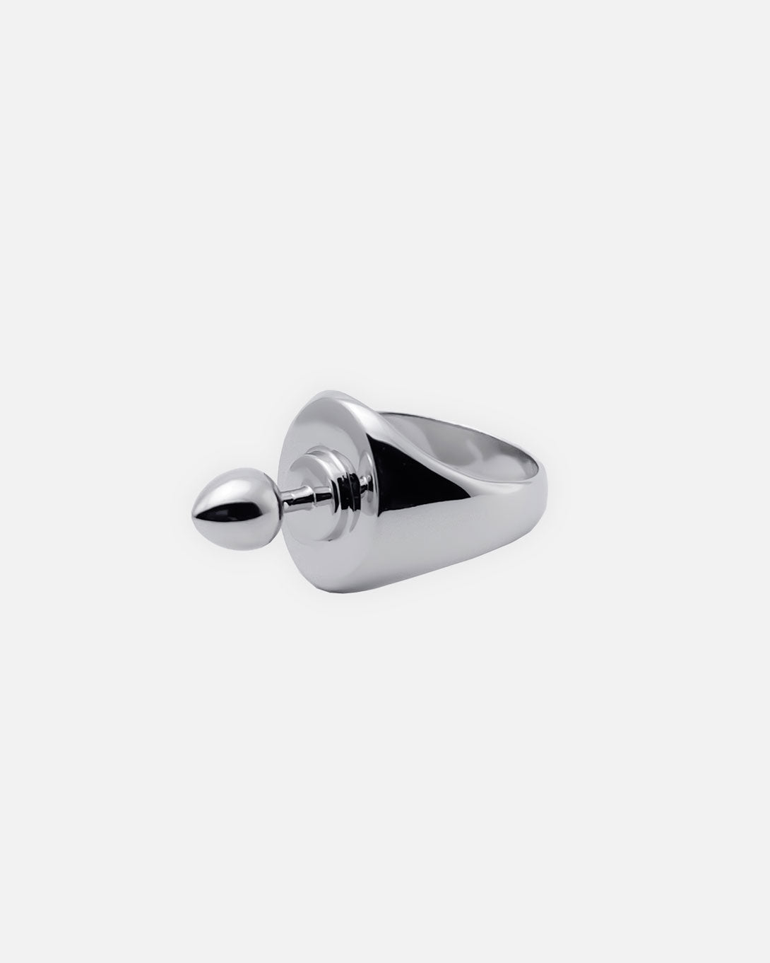 Mini Plug Signet Ring - Jewelry - Kiska Lab - Elevastor