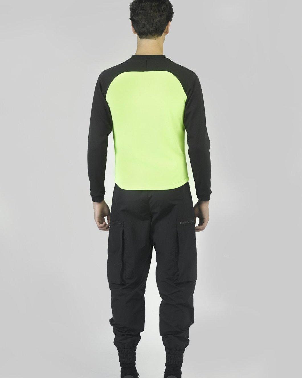 Black & Neon Yellow Track Jacket - Avalone - Elevastor
