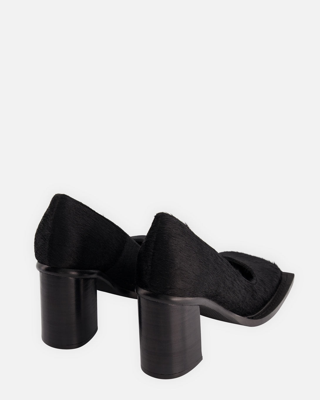 Cow Black Howl Pumps - Ninamounah - Elevastor