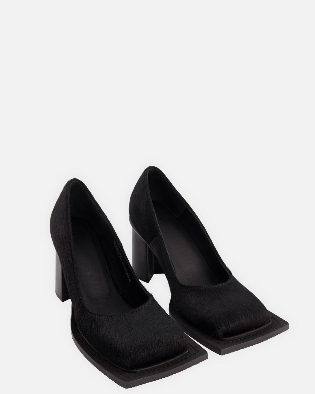 Cow Black Howl Pumps - Ninamounah - Elevastor
