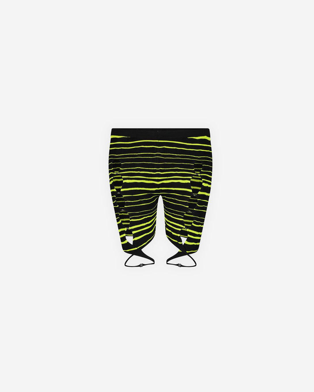 Stripe Biker Shorts - Onyx - Pants - Rui - Elevastor