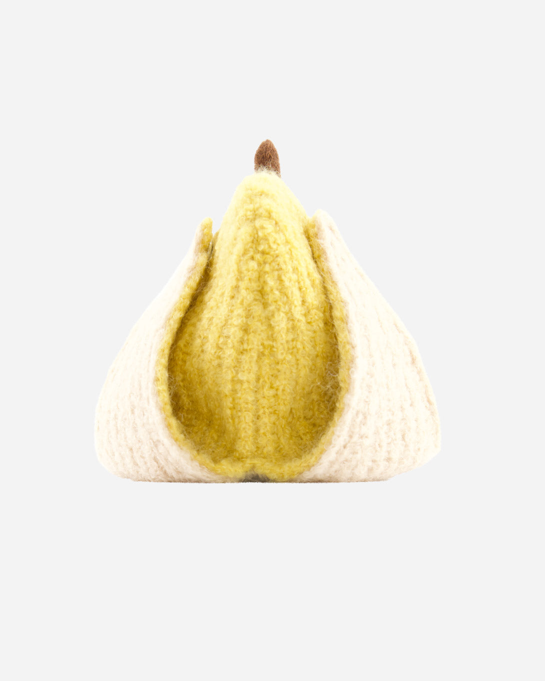 Mohair Chunky Banana Beanie