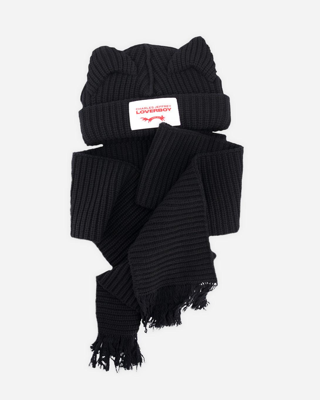 Chunky Ears Beanie Scarf - Hats - Charles Jeffrey Loverboy - Elevastor