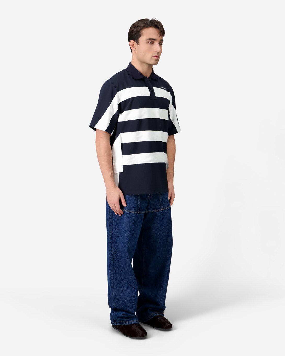 Back String Polo Blouse - We11done - Elevastor