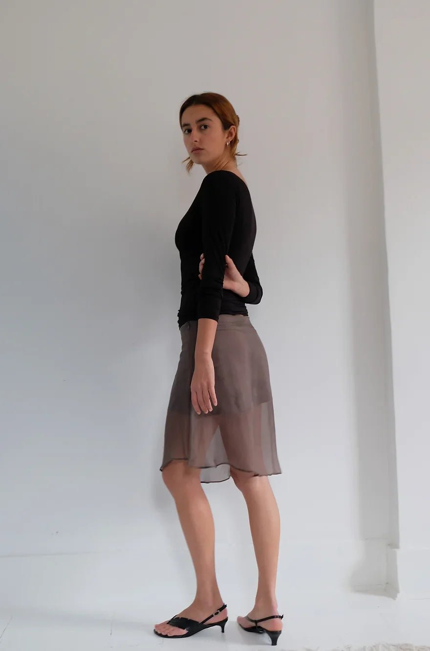 Bambi Silk Skirt - Elif - Elevastor