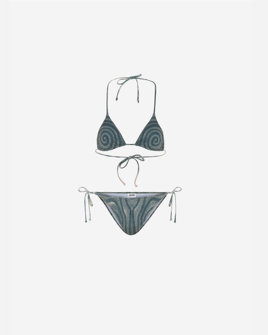 Bikini Set Printed "Spiral" - Jean Paul Gaultier - Elevastor