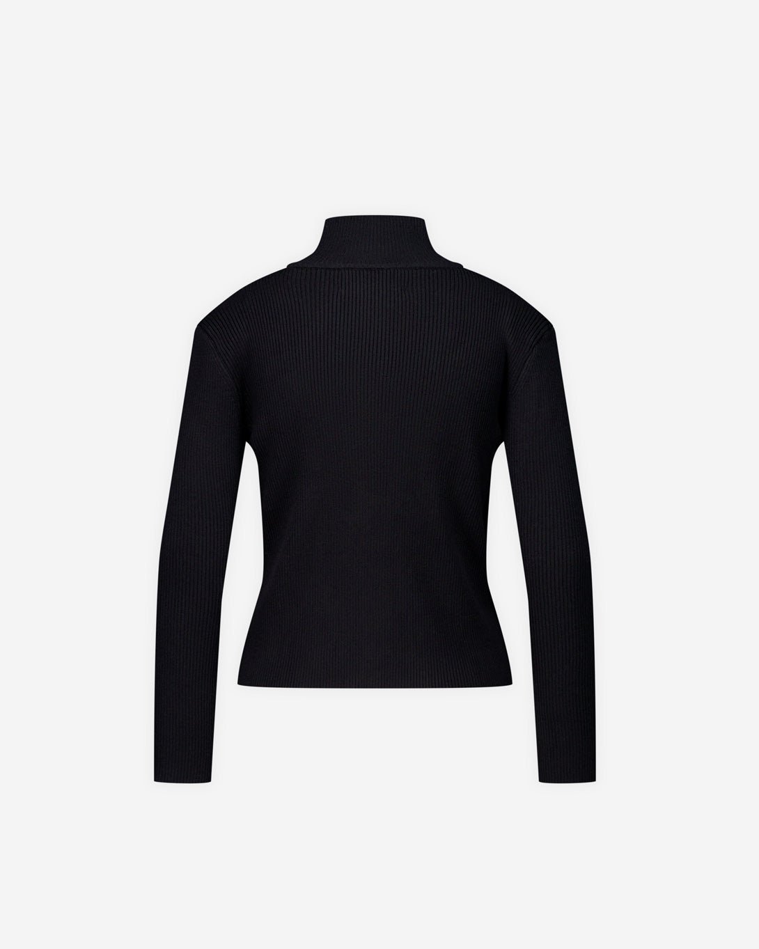 Black Wool Sweater - Transe - Elevastor