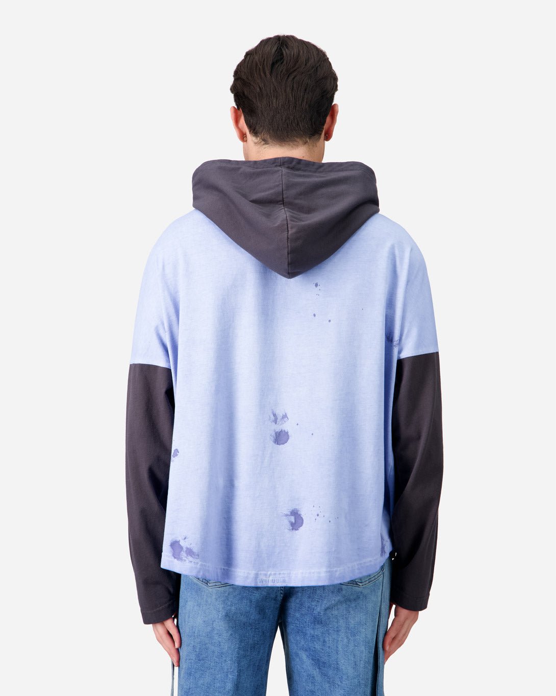 Blue Painted Longsleeved T-Shirt - We11done - Elevastor