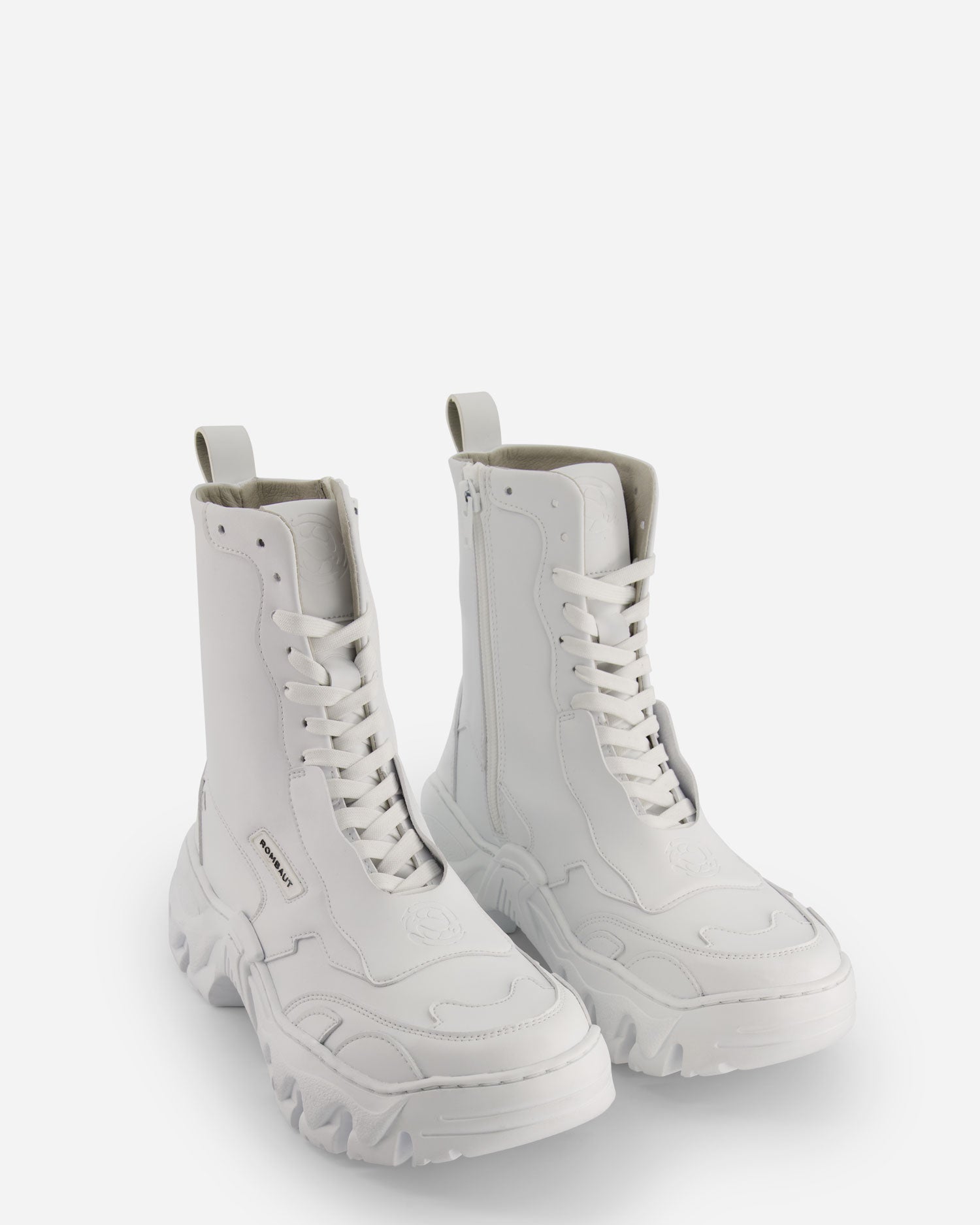 White Future Leather Boccaccio II Boots - Boots - Rombaut - Elevastor