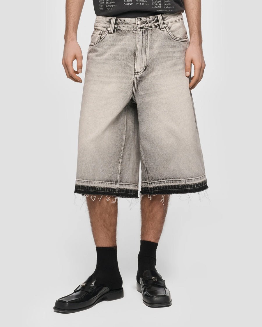 Charcoal Denim Shorts Unisex - MISBHV - Elevastor