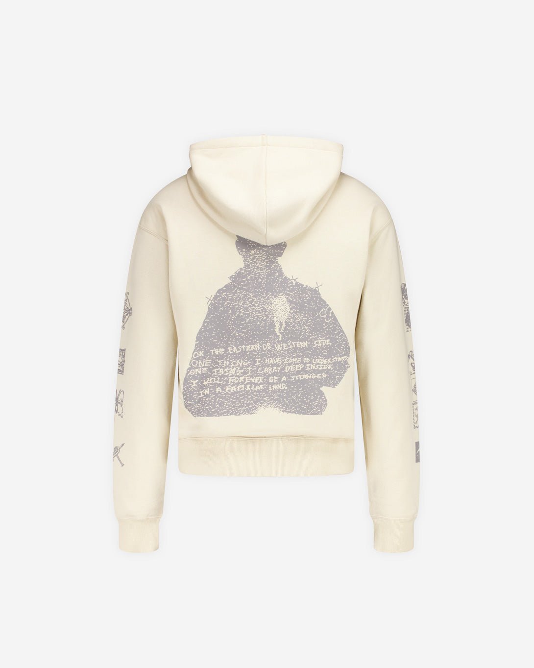 Cl Print Zip - Up Hoodie - Wave Of Sand - Elevastor