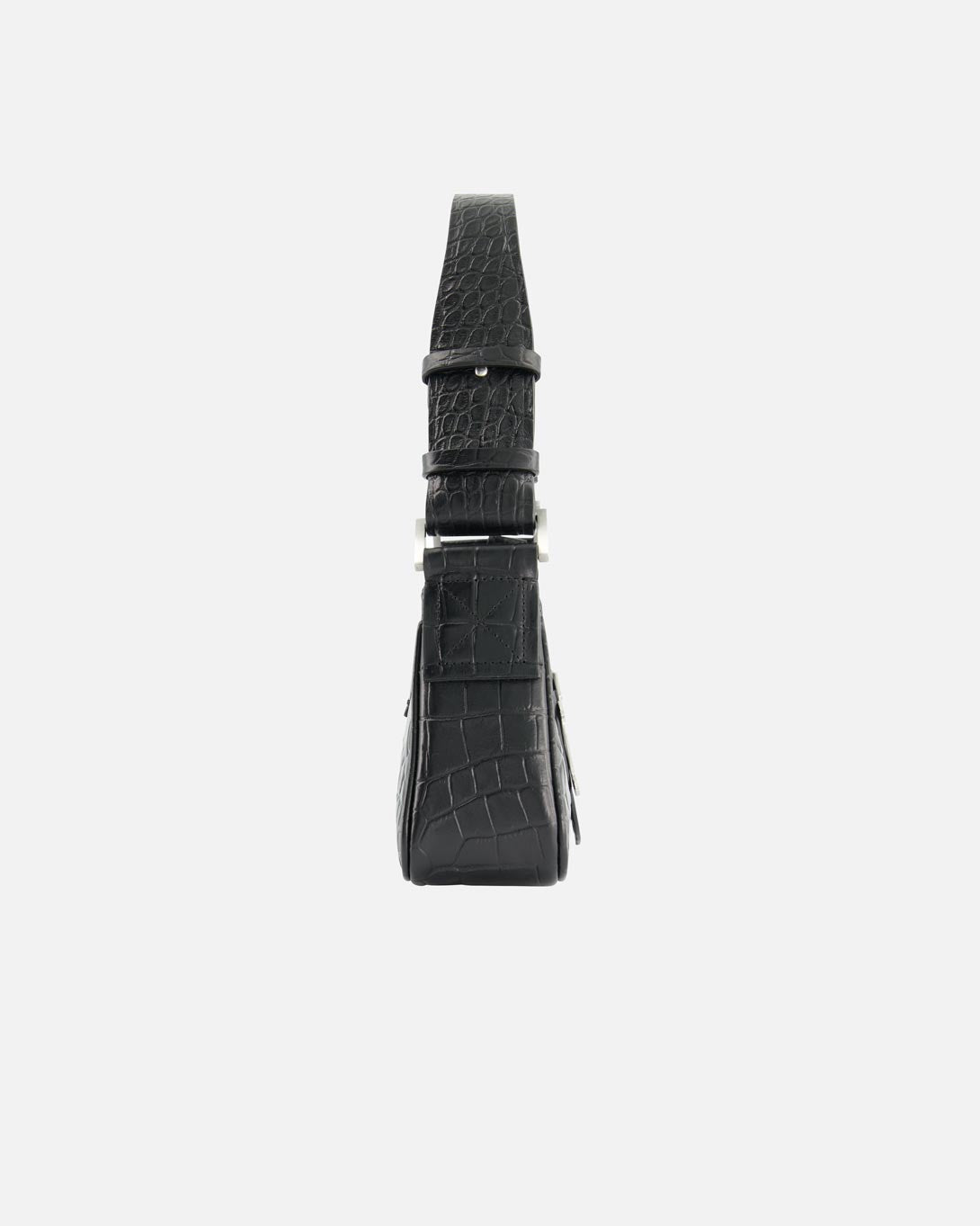 Leather Shoulder Bag Small Croco - Bags - MISBHV - Elevastor