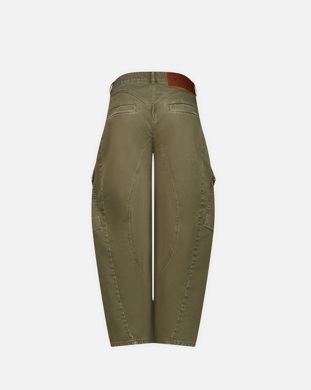 Denim Pants W/ Balloon Cut Legs And Cargo Details - Vaillant - Elevastor