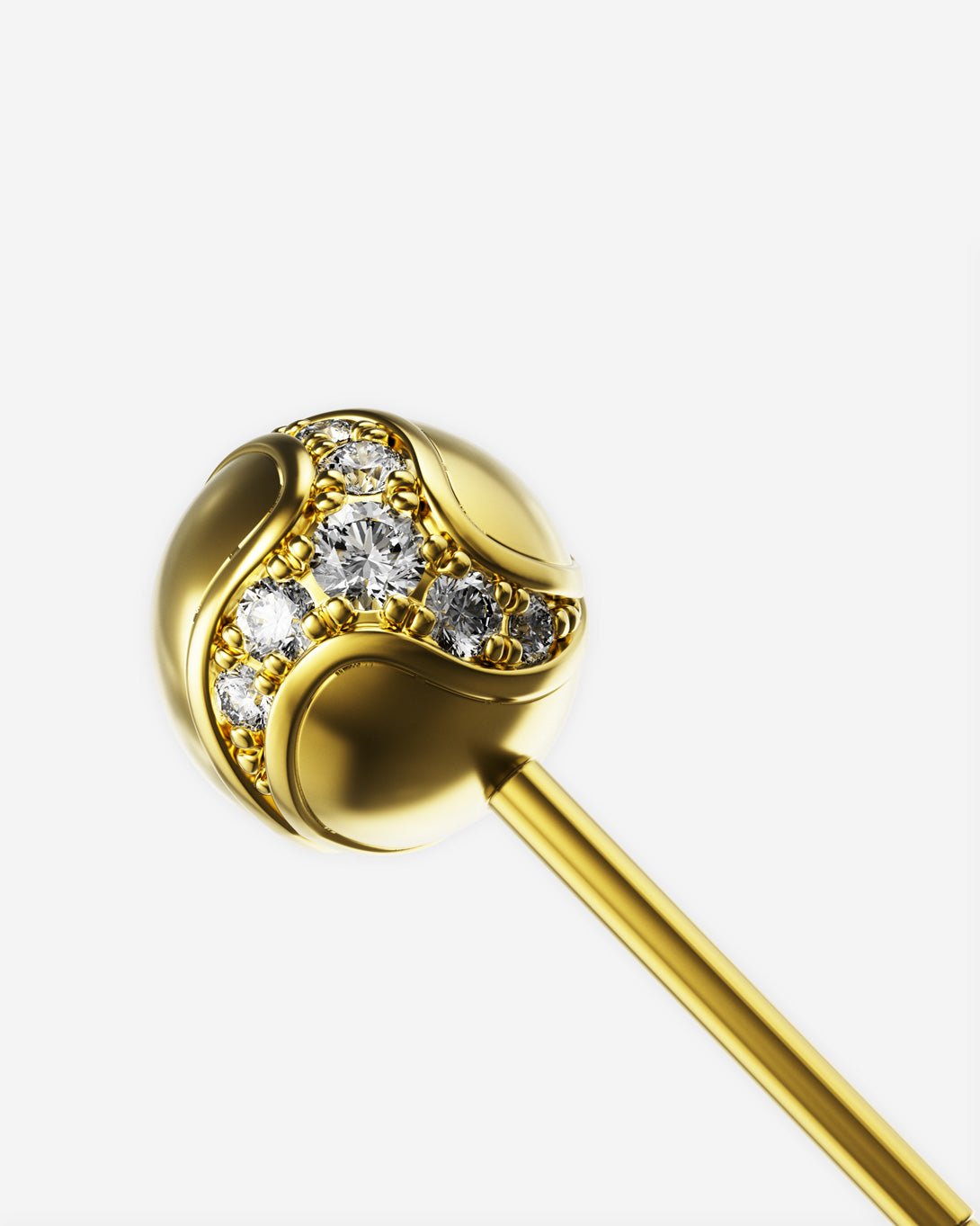 Dragon Ball Ear Stud Gold - BUDAHOOD - Elevastor