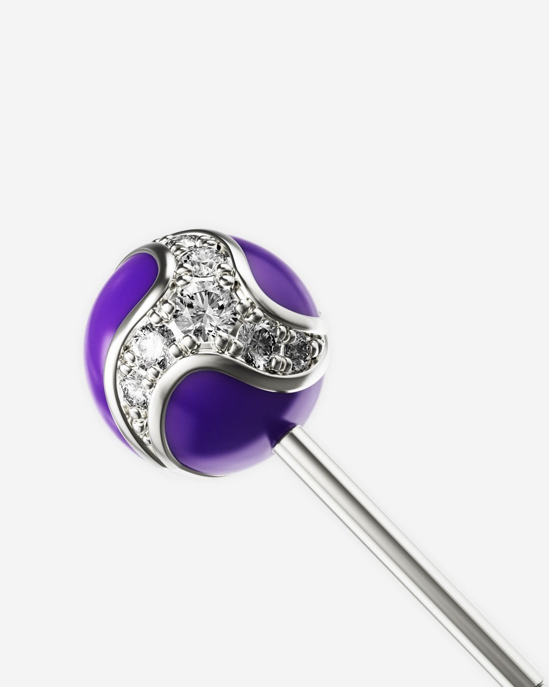 Dragon Ball Ear Stud Purple - BUDAHOOD - Elevastor