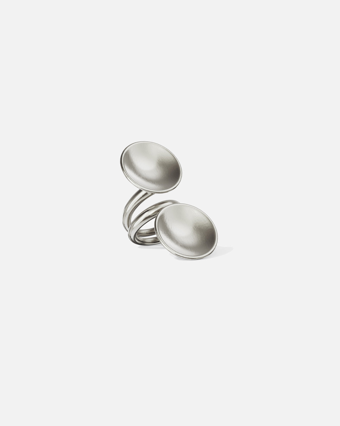 Double Eclipse Ring in Silver - Jewelry - Hugo Kreit - Elevastor