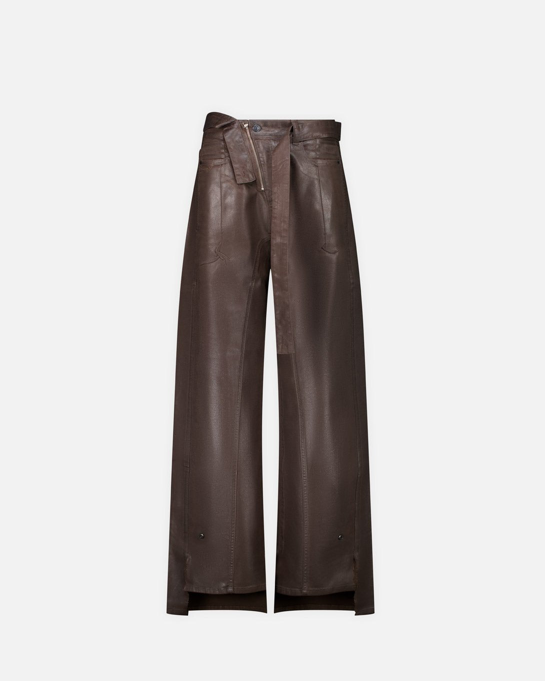 Glazed Baggy Jeans Brown 2 - Ottolinger - Elevastor