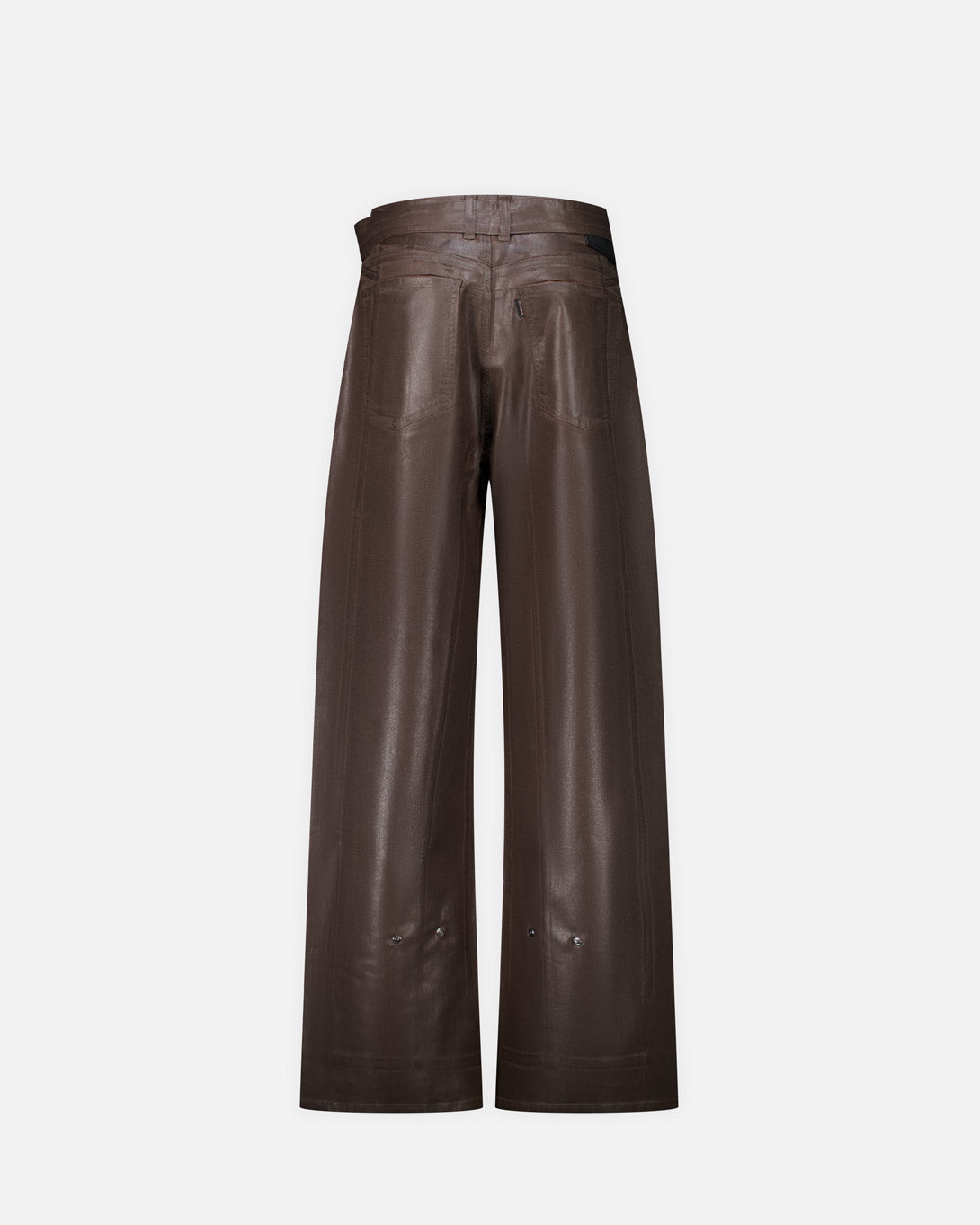 Glazed Baggy Jeans Brown 2 - Ottolinger - Elevastor