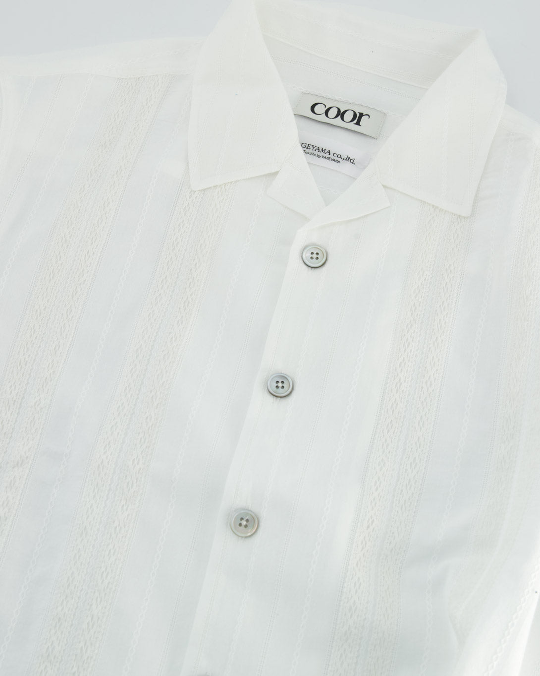 Guayabera Tape Half Shirt - COOR - Elevastor