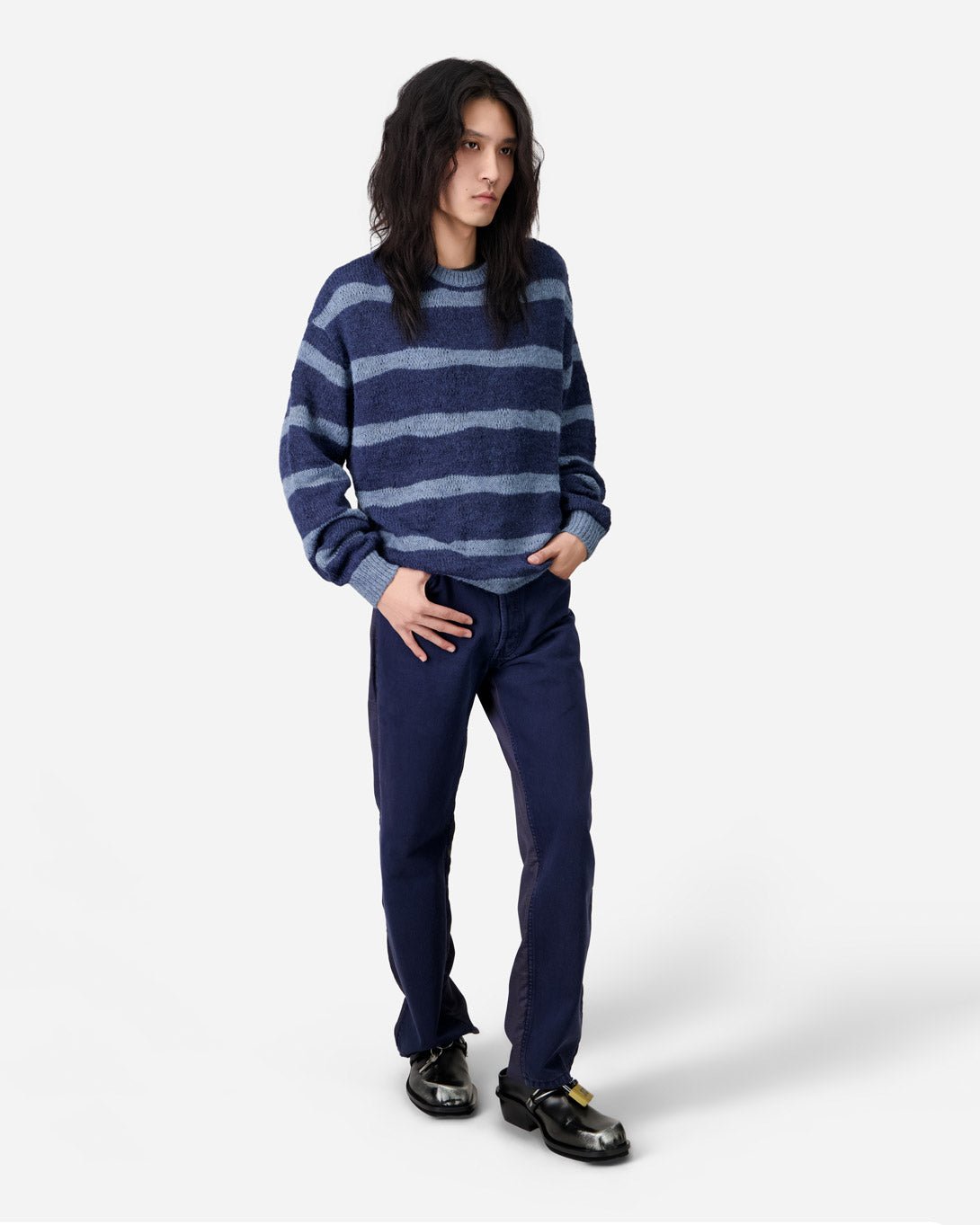 Hairy Stripe Knit - COOR - Elevastor