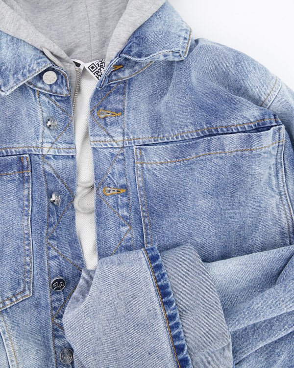 Hooded Jacket Multi Layer Sleeves - Natasha Zinko - Elevastor