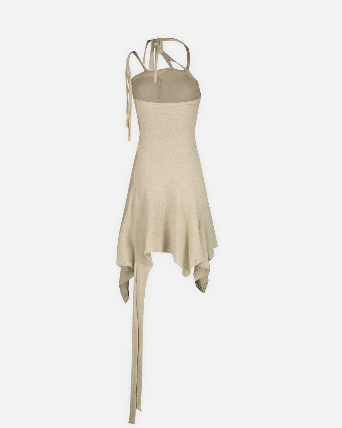 Deconstructed Linen Mini Dress - Dresses & Skirts - Ottolinger - Elevastor