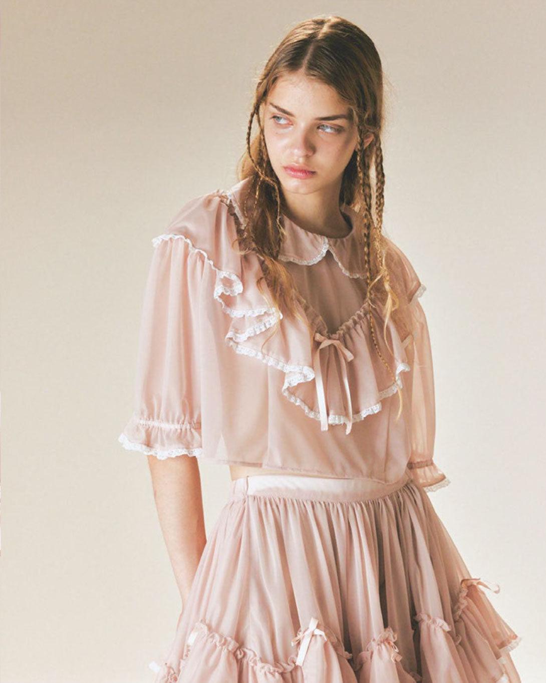Lace Lolita Skirt - Coats & Jackets - Jenny Fax - Elevastor